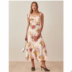 Reformation Nikita Dress Garden Floral